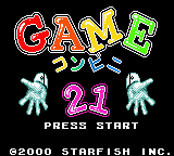 Game Conveni 21 title screen for GameBoy Color